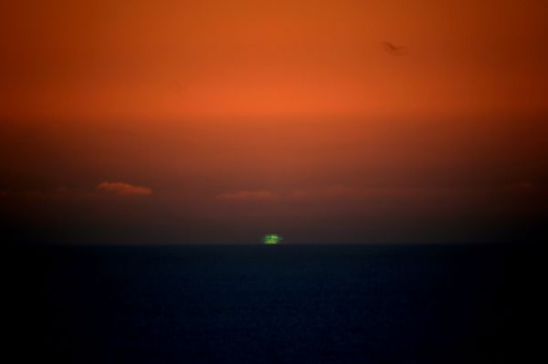 extraordinary natural phenomena green flash