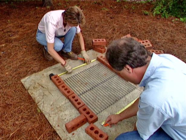 DIY Backyard Brick Barbecue