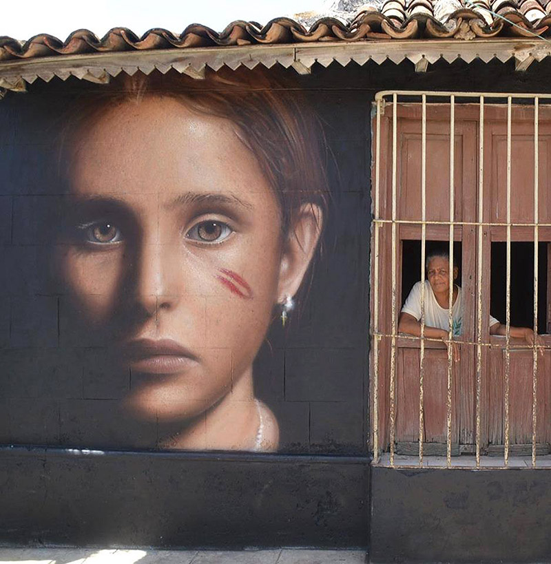 Hyperrealistic Street Art Portraits by Jorit AGOch (11)