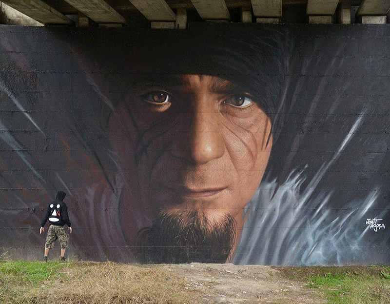 Hyperrealistic Street Art Portraits by Jorit AGOch (9)