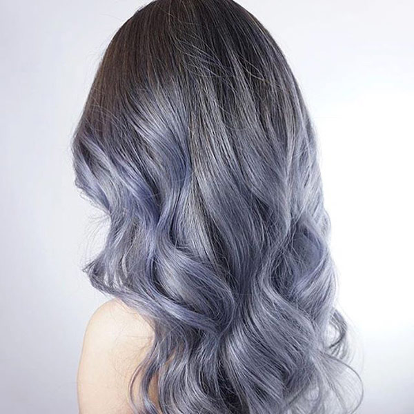 Latest Hair Color Trend- Denim Hair