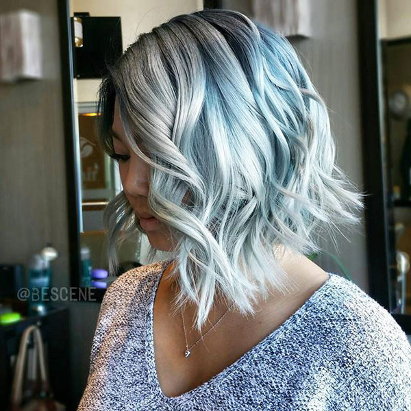 Latest Hair Color Trend- Denim Hair