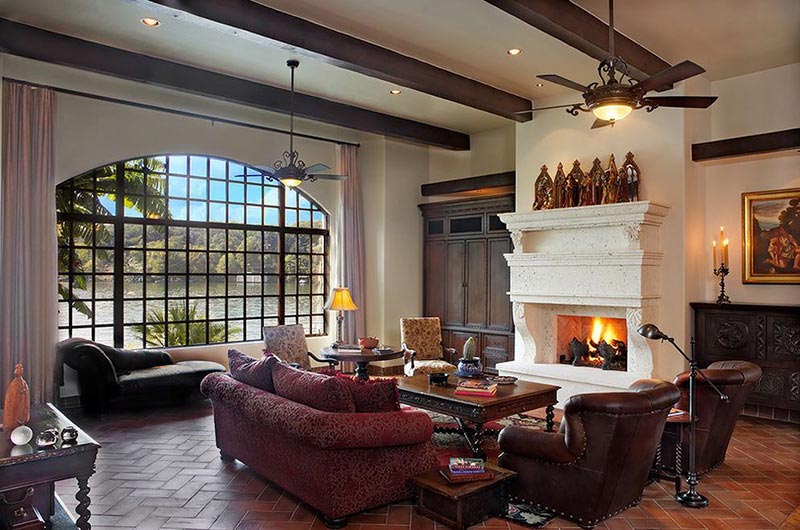 Living Room Designs With Exposed Beams (2)