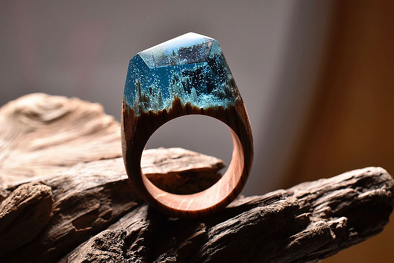 Secret Worlds Inside Wooden Rings By Secret Wood