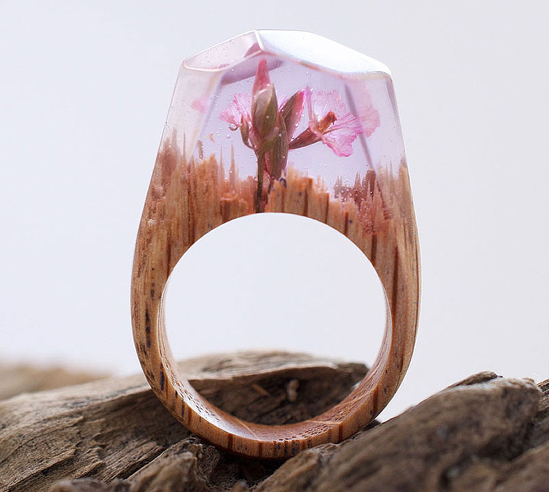 Secret Worlds Inside Wooden Rings By Secret Wood