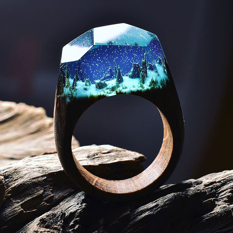 Secret Worlds Inside Wooden Rings By Secret Wood