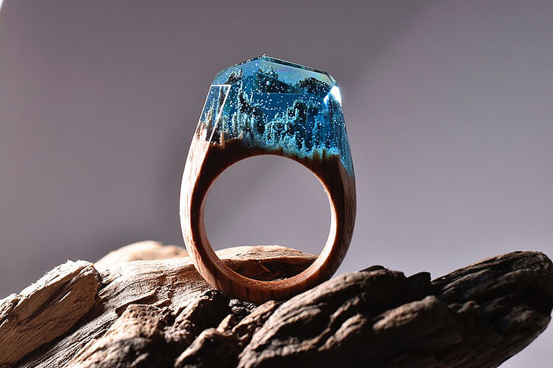 Secret Worlds Inside Wooden Rings By Secret Wood