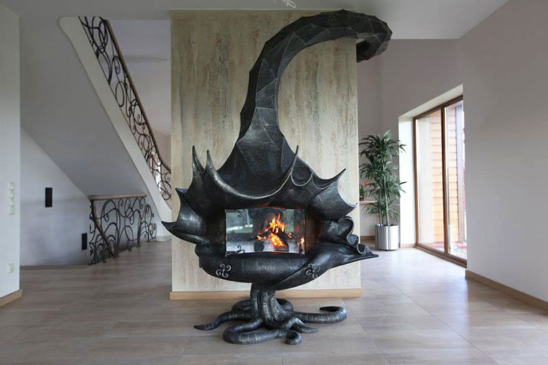 Some of The Coolest Fireplaces Ever