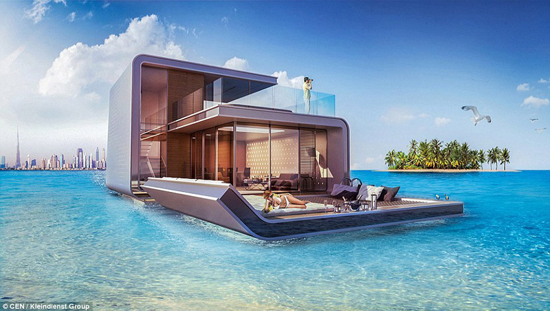 The Floating Seahorse - Floating Apartments With Underwater Rooms