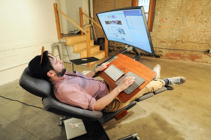This Desk Will Let You Work Lying Down