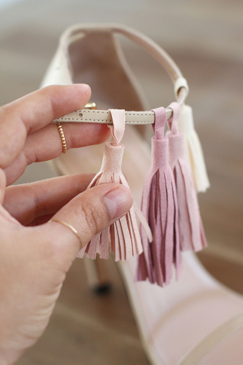 DIY Tassel Sandals - Tutorial