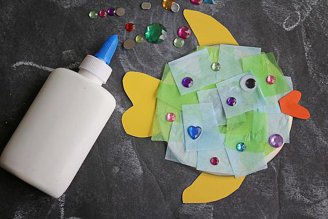 DIY: Recycled CD Fish Kid Craft