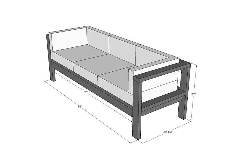 DIY - Summer Outdoor Sofa