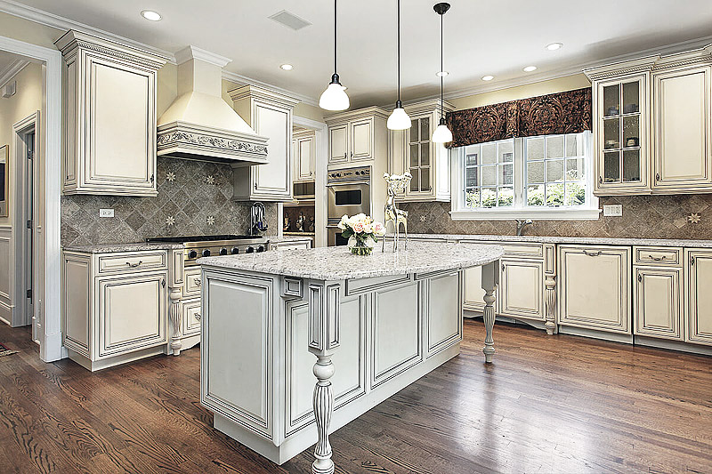 Kitchen Ideas - Antique White Kitchen Cabinets