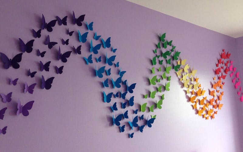 Butterfly Pattern Wall Decor s (1)