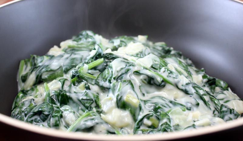 Creamed Spinach Recipe