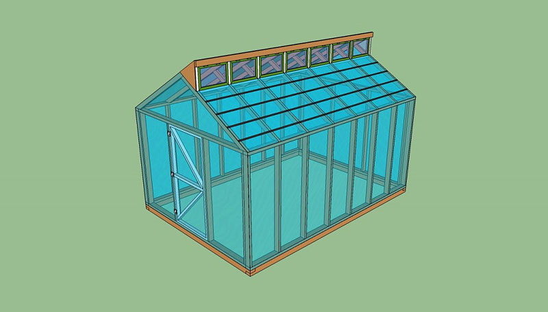 DIY - Wood Greenhouse