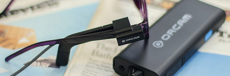 OrCam Mounted on Glasses Helps Blind People 'Read'