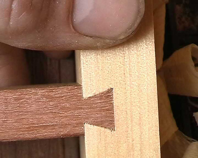 Wood Joinery - Sliding Dovetail Joint