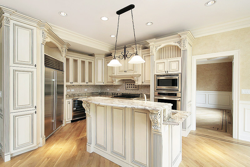 Kitchen Ideas - Antique White Kitchen Cabinets