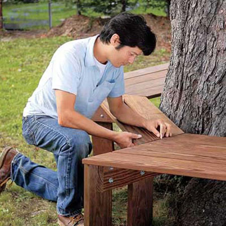 DIY – Build a Tree Bench