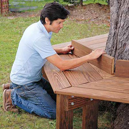 DIY – Build a Tree Bench