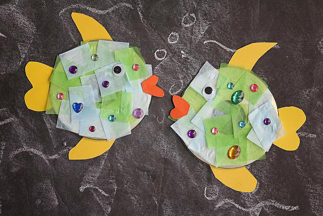 DIY: Recycled CD Fish Kid Craft