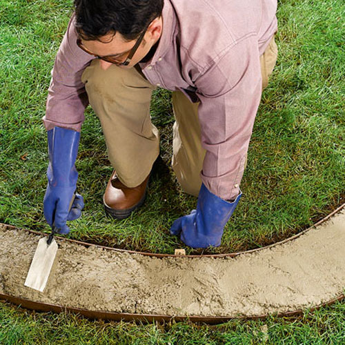 DIY - Concrete Garden Edging