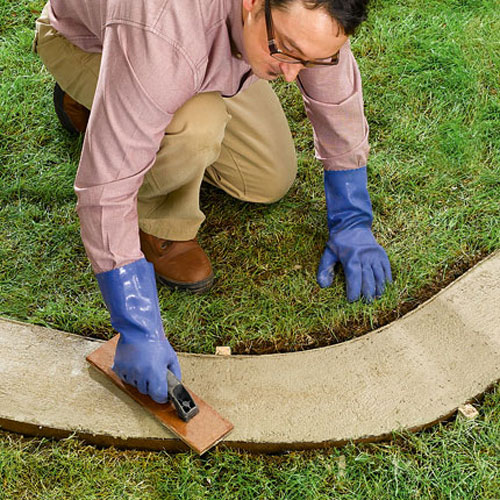 DIY - Concrete Garden Edging