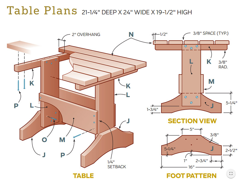 DIY - Adirondack Chair and Table