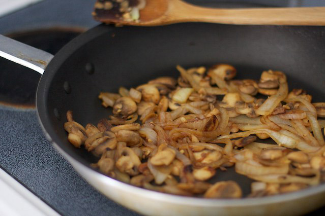Prosciutto, Onion, and Mushroom Quesadillas