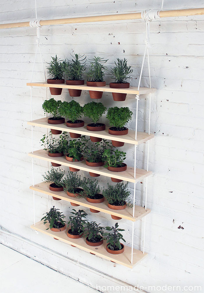 DIY Hanging Vertical Garden