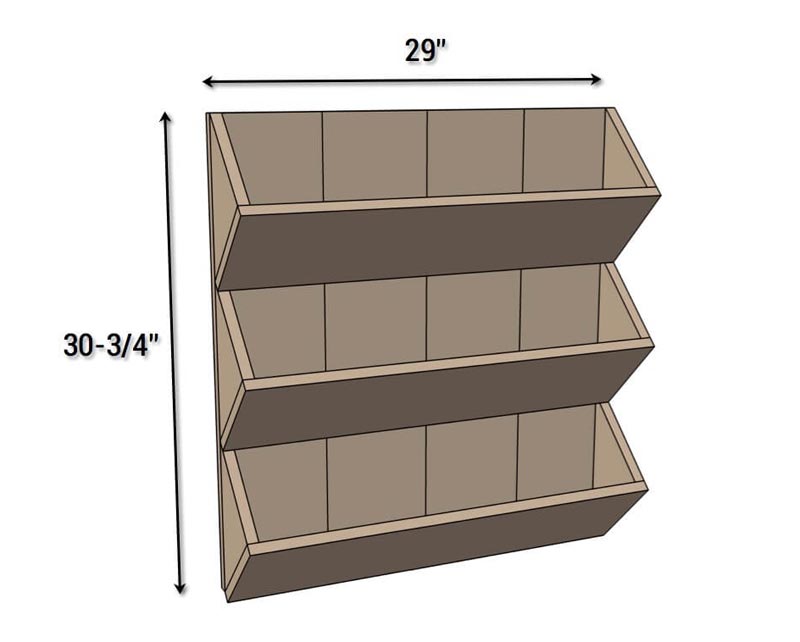 DIY - Easy Cedar Wall Planter