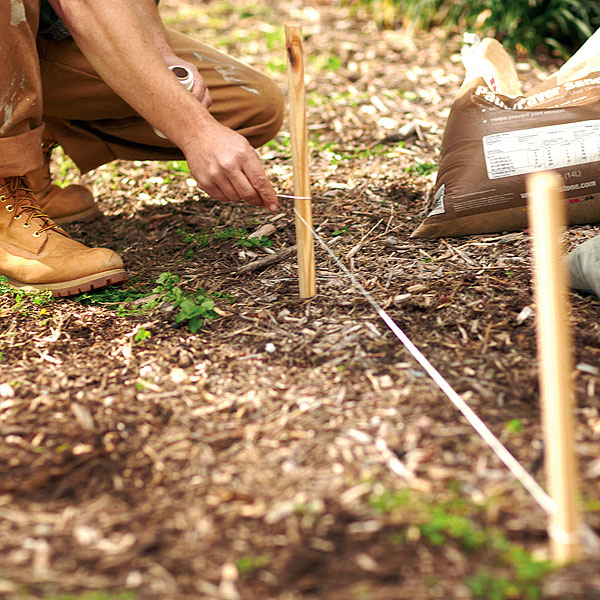 DIY - Zig Zag Garden Path