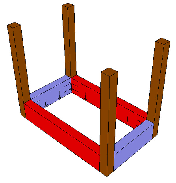 DIY - Sturdy 2×4 Sitting Bench And Side Table