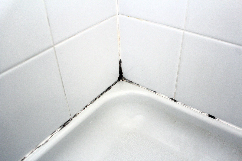 How to Remove & replace moldy shower caulk