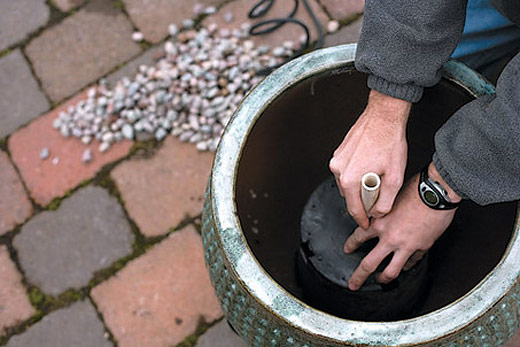 DIY - Fountain in a Pot 