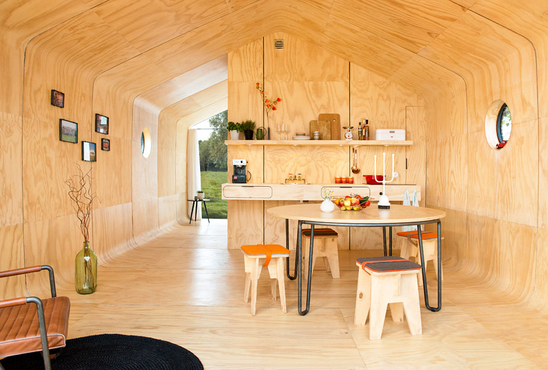 Wikkelhouse - Modular Microhome Made of Cardboard