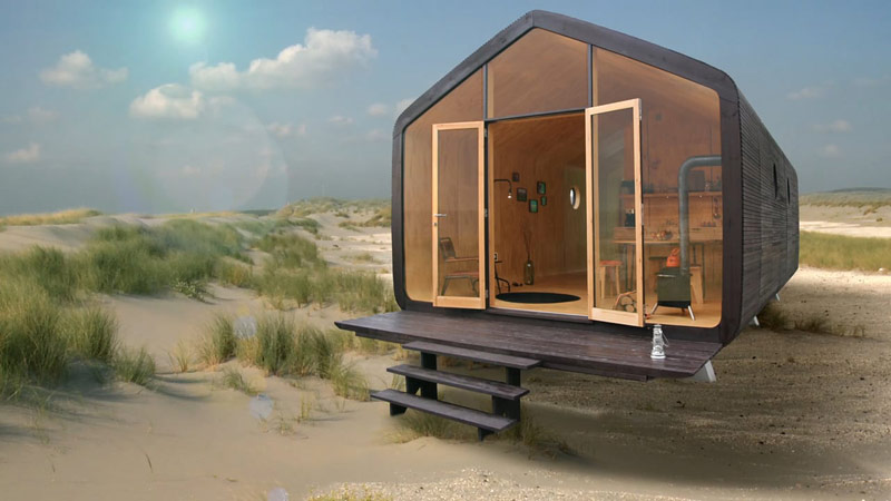 Wikkelhouse - Modular Microhome Made of Cardboard