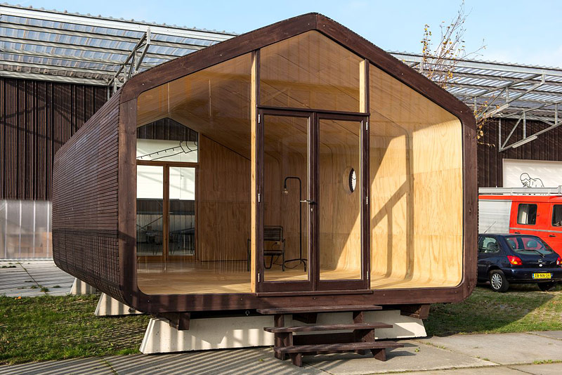 Wikkelhouse - Modular Microhome Made of Cardboard