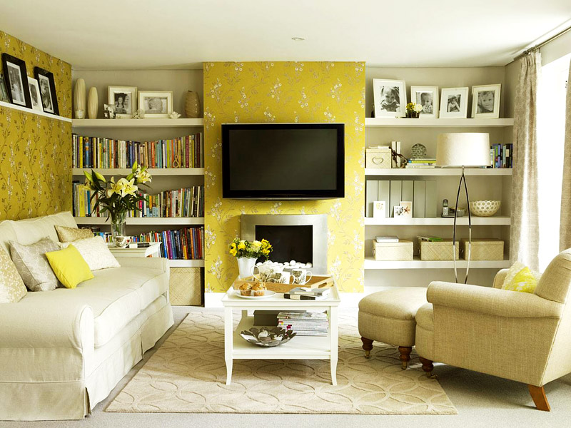 Positive and Comfortable Yellow Rooms