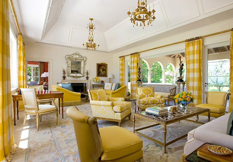 Positive and Comfortable Yellow Rooms