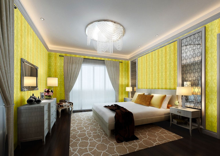 Positive and Comfortable Yellow Rooms