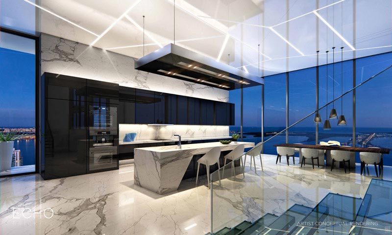 Stunning Miami Beach Penthouses With Pool