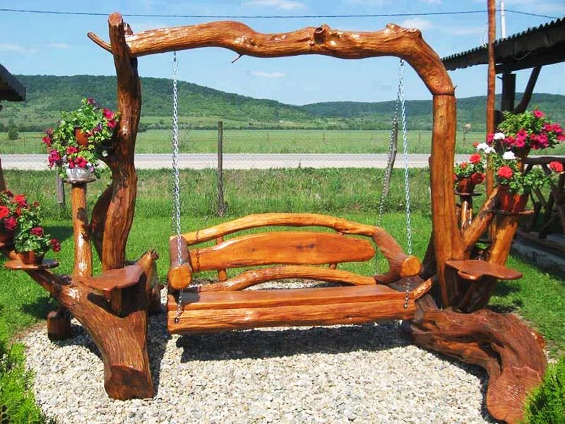 Beautiful Wooden Swings
