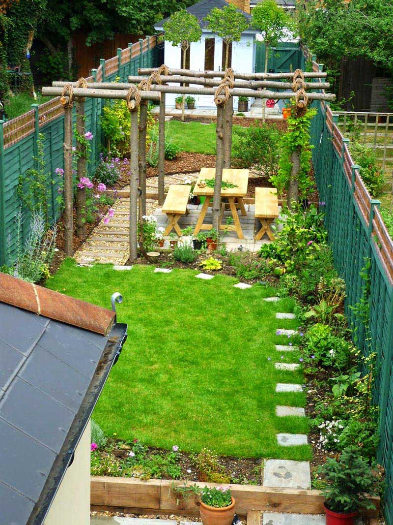 Sloping Garden Design Ideas - Quiet Corner