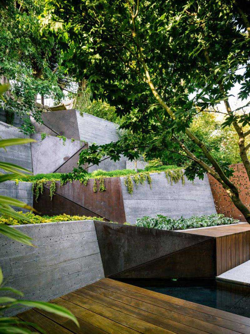 Sloping Garden Design Ideas - Quiet Corner