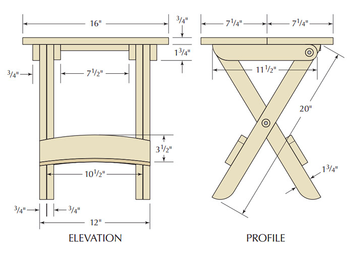 DIY - How to Make Perfect Picnic Folding Stool