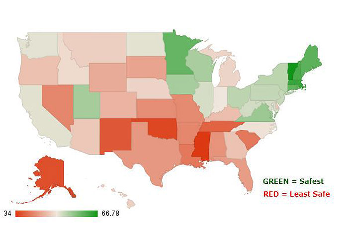 Do You Know How Safe is Your State?