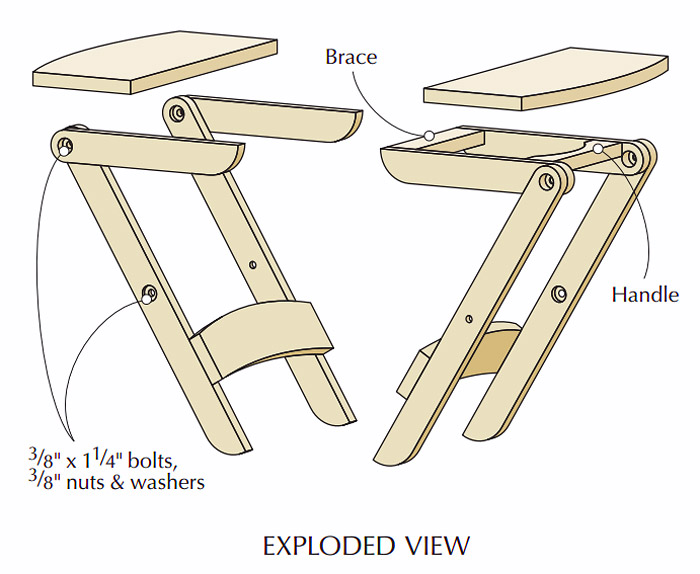 DIY - How to Make Perfect Picnic Folding Stool